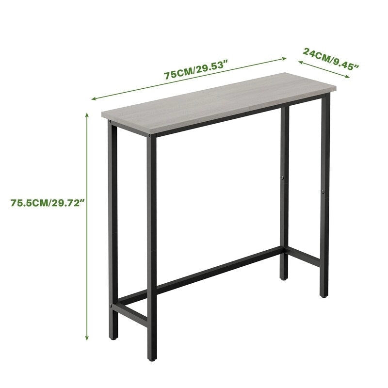 29,5" Table console étroite, table de canapé mince pour couloir, chambre, salon ou vestibule