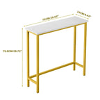 29,5" Table console étroite, table de canapé mince pour couloir, chambre, salon ou vestibule