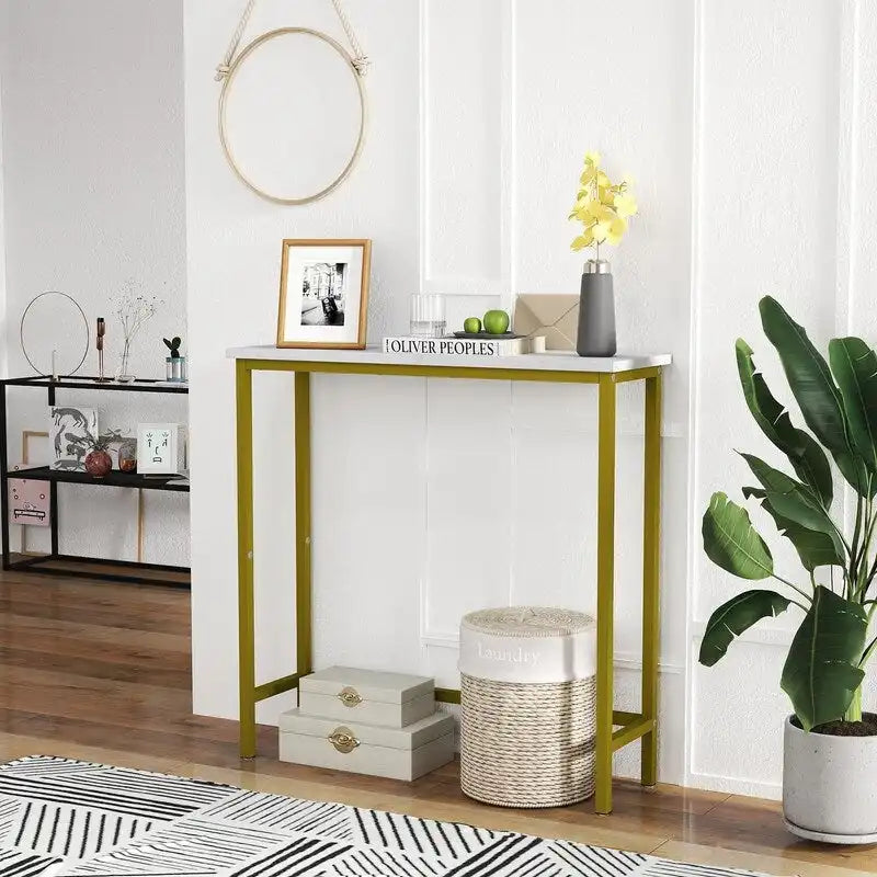 29,5" Table console étroite, table de canapé mince pour couloir, chambre, salon ou vestibule