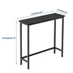 29,5" Table console étroite, table de canapé mince pour couloir, chambre, salon ou vestibule