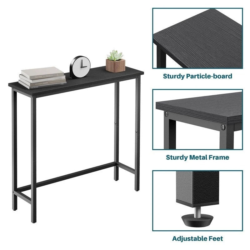 29,5" Table console étroite, table de canapé mince pour couloir, chambre, salon ou vestibule