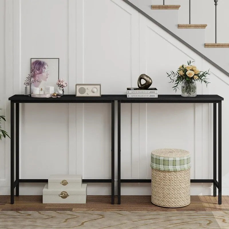 29,5" Table console étroite, table de canapé mince pour couloir, chambre, salon ou vestibule