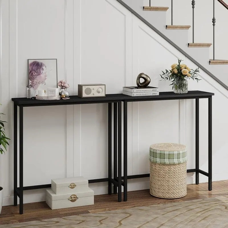 29,5" Table console étroite, table de canapé mince pour couloir, chambre, salon ou vestibule