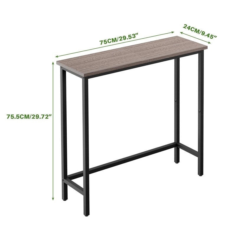29,5" Table console étroite, table de canapé mince pour couloir, chambre, salon ou vestibule