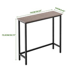 29,5" Table console étroite, table de canapé mince pour couloir, chambre, salon ou vestibule