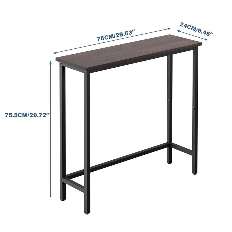 29,5" Table console étroite, table de canapé mince pour couloir, chambre, salon ou vestibule