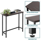 29,5" Table console étroite, table de canapé mince pour couloir, chambre, salon ou vestibule