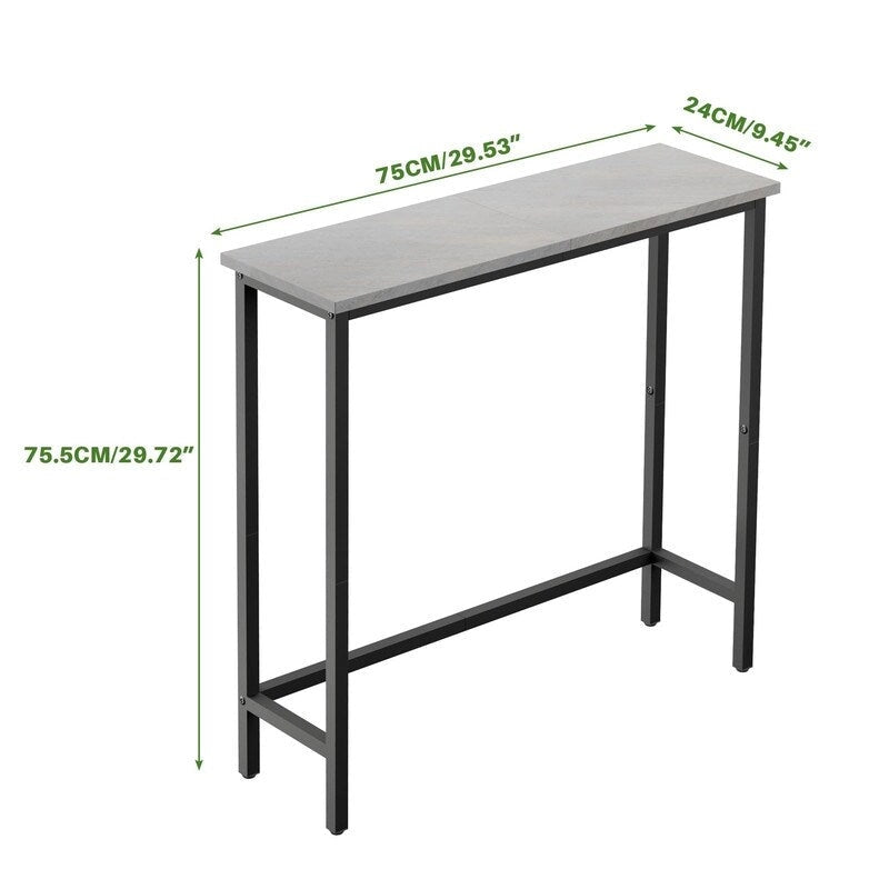 29,5" Table console étroite, table de canapé mince pour couloir, chambre, salon ou vestibule