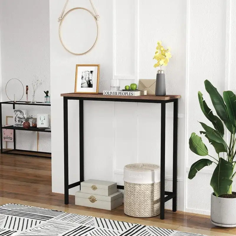 29,5" Table console étroite, table de canapé mince pour couloir, chambre, salon ou vestibule