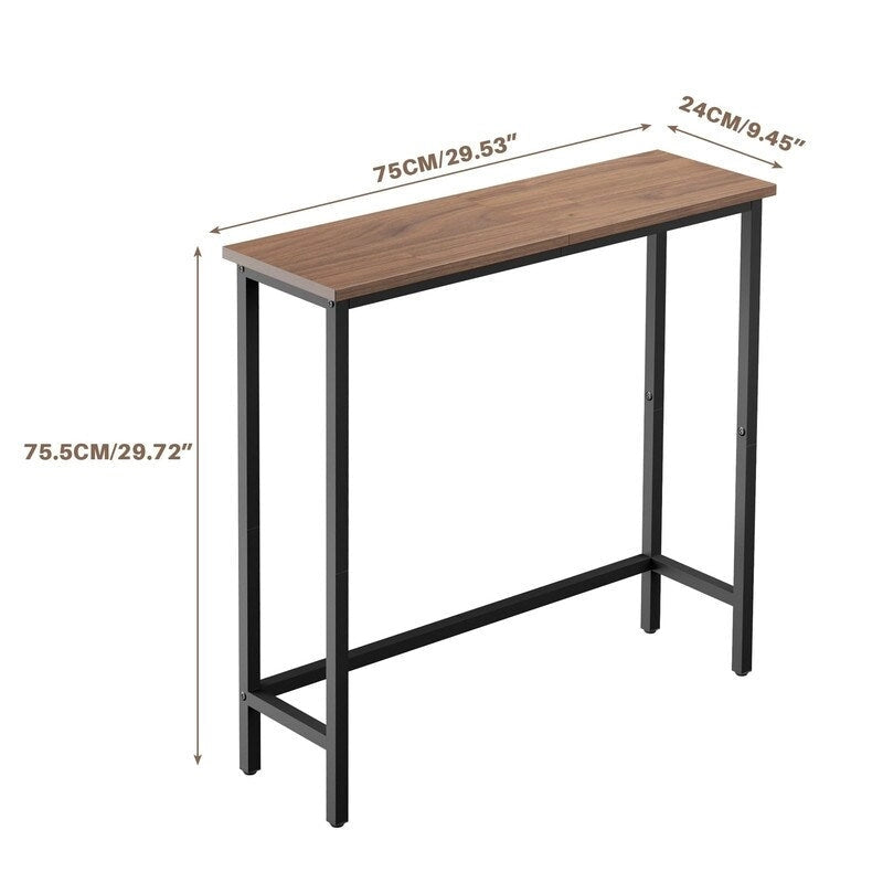 29,5" Table console étroite, table de canapé mince pour couloir, chambre, salon ou vestibule