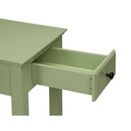 Table d'appoint rectangulaire peu encombrante en bois de 23 po avec deux étagères de rangement et un tiroir pour le salon - 13L x 22W x 23H