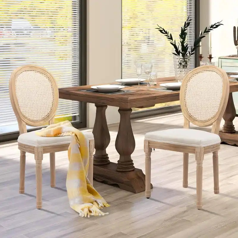 Chaise de salle à manger rembourrée – Marron / Vert olive / Gris foncé / Orange / Noir / Beige / Bleu marine, Cuir & Tissu & Velours