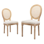 Chaise de salle à manger rembourrée – Marron / Vert olive / Gris foncé / Orange / Noir / Beige / Bleu marine, Cuir & Tissu & Velours