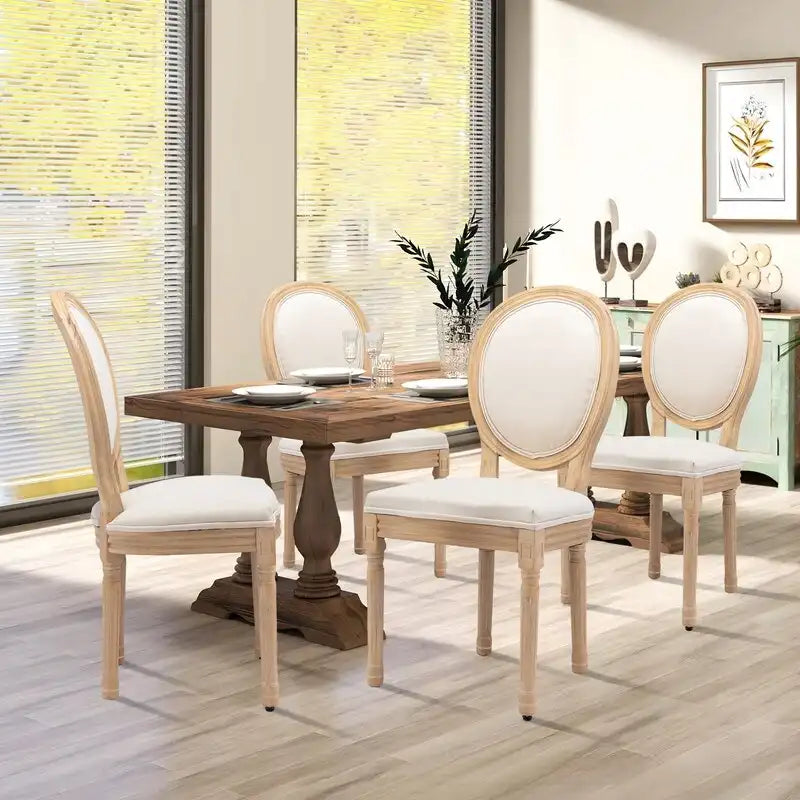 Chaise de salle à manger rembourrée – Marron / Vert olive / Gris foncé / Orange / Noir / Beige / Bleu marine, Cuir & Tissu & Velours