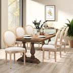 Chaise de salle à manger rembourrée – Marron / Vert olive / Gris foncé / Orange / Noir / Beige / Bleu marine, Cuir & Tissu & Velours