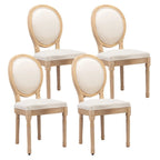 Chaise de salle à manger rembourrée – Marron / Vert olive / Gris foncé / Orange / Noir / Beige / Bleu marine, Cuir & Tissu & Velours