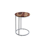 Table d'appoint en C Union en bois massif et métal