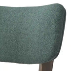 Chaise de salle à manger du milieu du siècle, Beige / Orange automne / Gris foncé / Vert concombre, Lot de 2