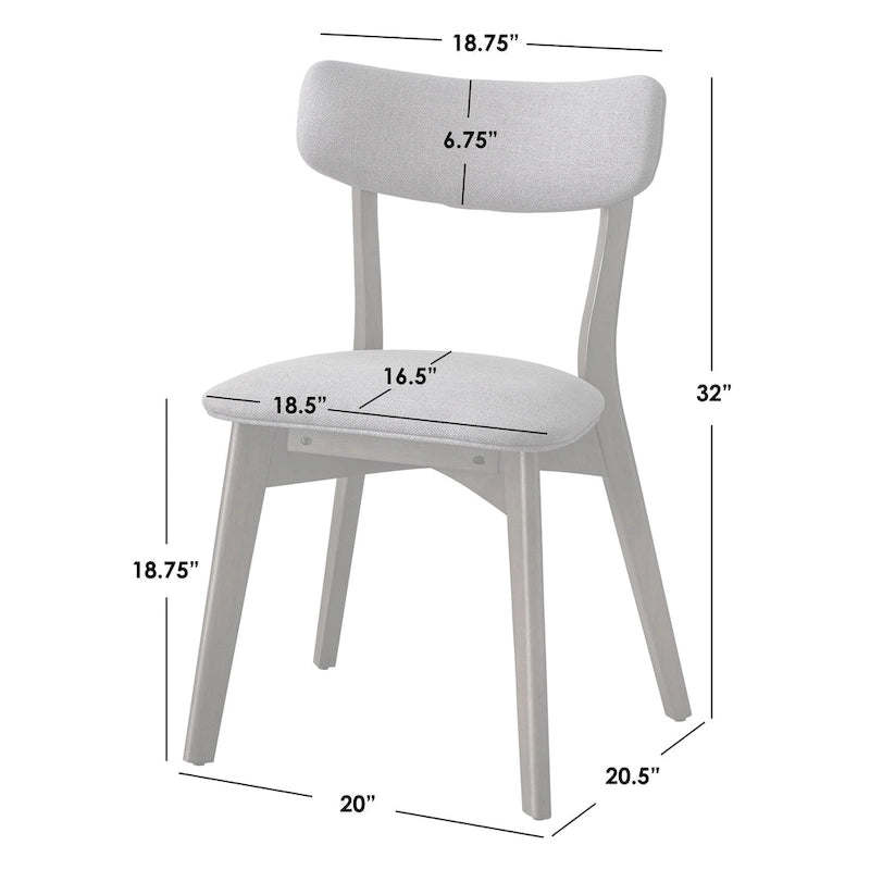 Chaise de salle à manger du milieu du siècle, Beige / Orange automne / Gris foncé / Vert concombre, Lot de 2