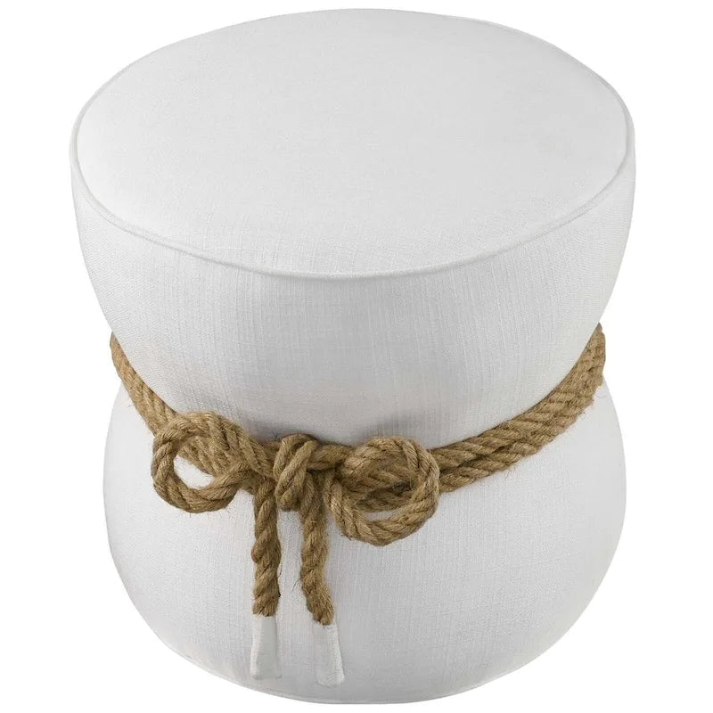 Pouf sablier, rouge atomique / gris, 1 place