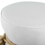 Pouf sablier, rouge atomique / gris, 1 place