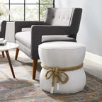 Pouf sablier, rouge atomique / gris, 1 place