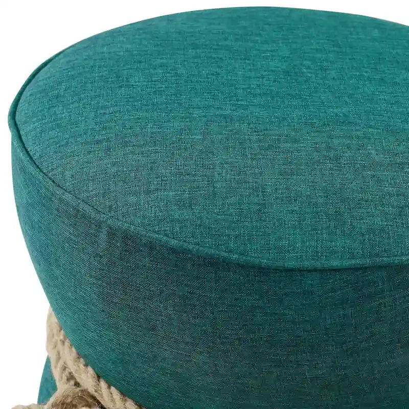 Pouf sablier, rouge atomique / gris, 1 place