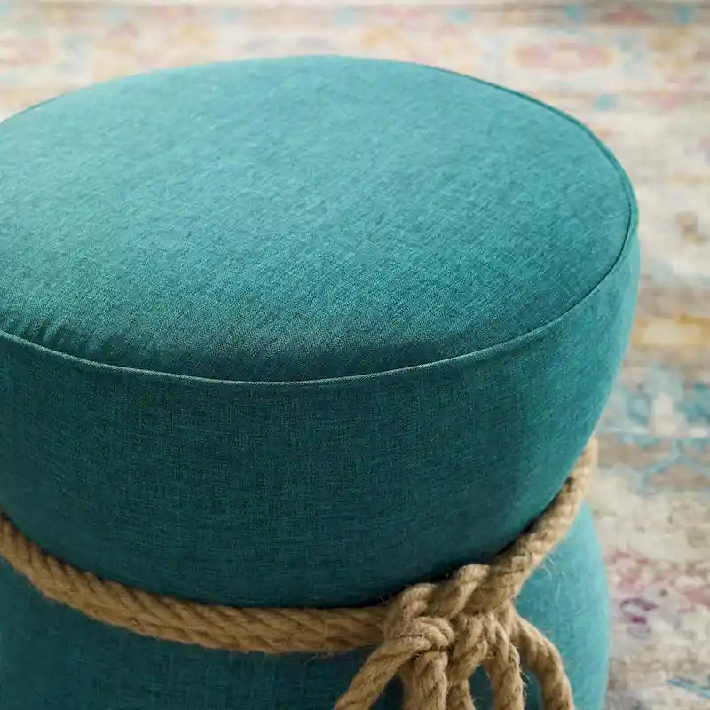 Pouf sablier, rouge atomique / gris, 1 place