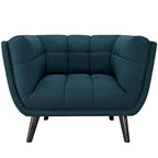 Ensemble canapé et fauteuil rembourrés en tissu 2 pièces Bestow