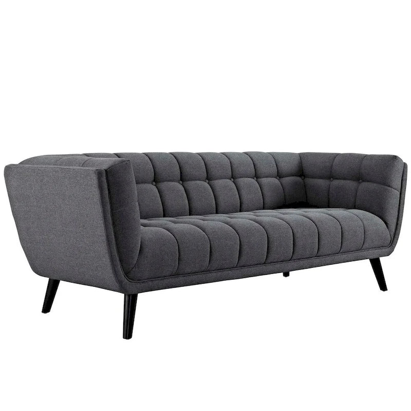 Ensemble canapé et fauteuil rembourrés en tissu 2 pièces Bestow