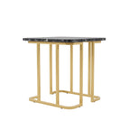 Table d'appoint Deeanne Contemporary 24 pouces en faux marbre par Furniture of America