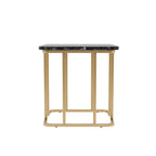 Table d'appoint Deeanne Contemporary 24 pouces en faux marbre par Furniture of America