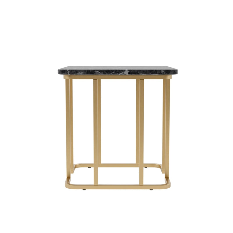 Table d'appoint Deeanne Contemporary 24 pouces en faux marbre par Furniture of America
