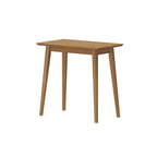 Table d'appoint rectangulaire de style Mid-Century en Noyer / Noir / Noyer, 1 personne, 63,5 cm × 37,5 cm × 61 cm