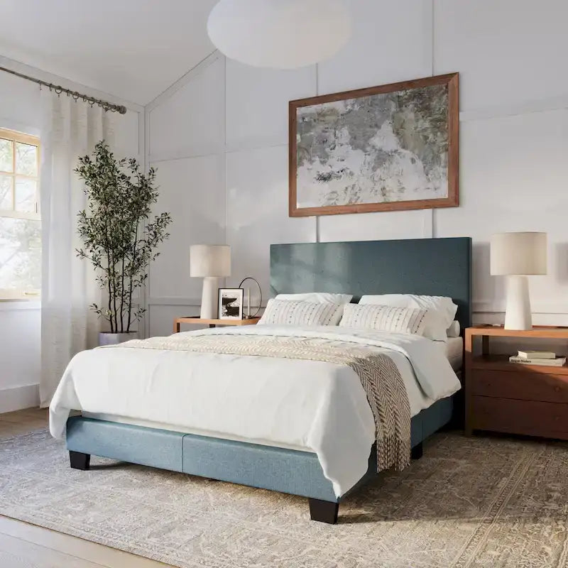 Lit Nova Modern pour grand lit/lit double, sommier tapissier requis