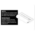 Lit Nova Modern pour grand lit/lit double, sommier tapissier requis