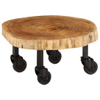 vidaXL Table basse Bois massif d'acacia 23,6x21,7x9,8