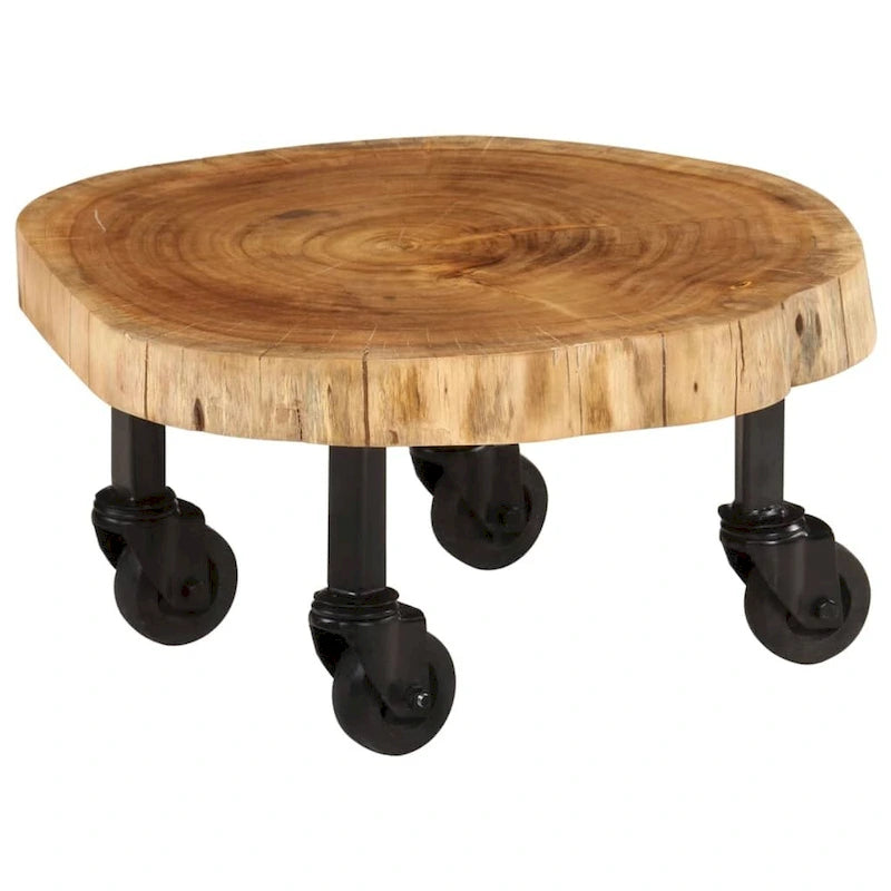 vidaXL Table basse Bois massif d'acacia 23,6x21,7x9,8