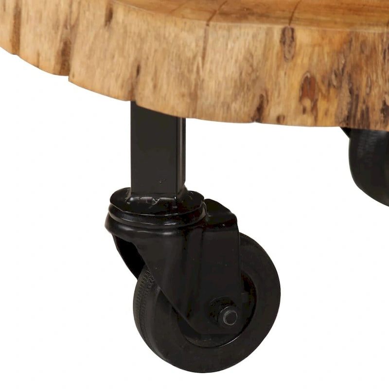 vidaXL Table basse Bois massif d'acacia 23,6x21,7x9,8