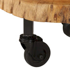 vidaXL Table basse Bois massif d'acacia 23,6x21,7x9,8