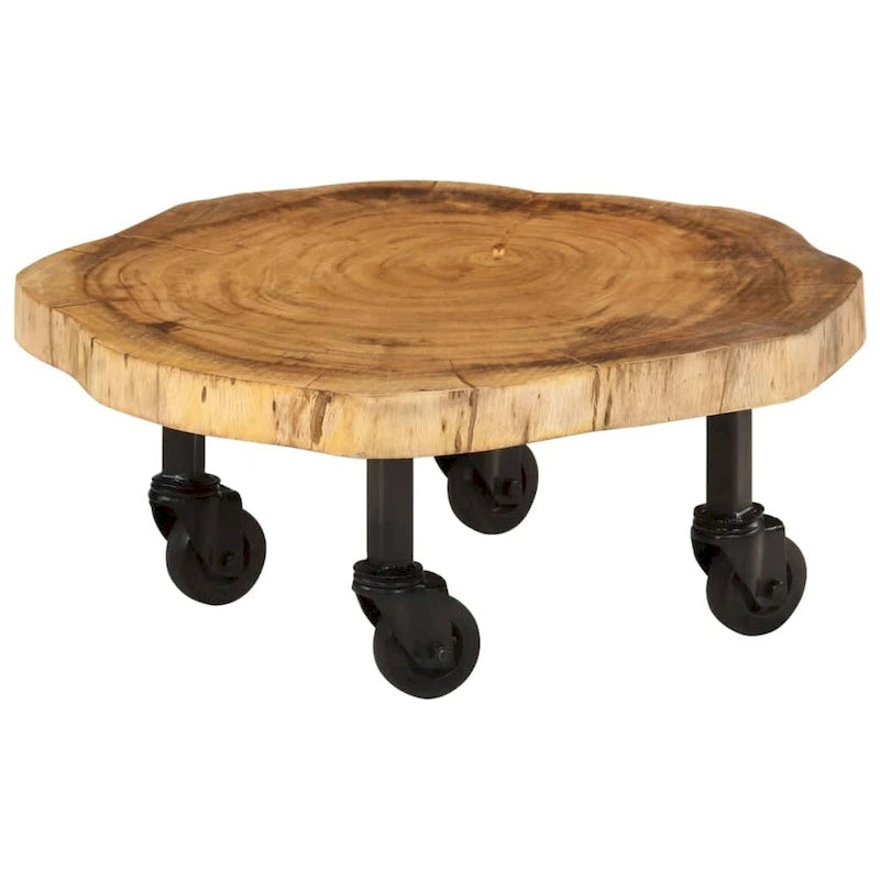 vidaXL Table basse Bois massif d'acacia 23,6x21,7x9,8