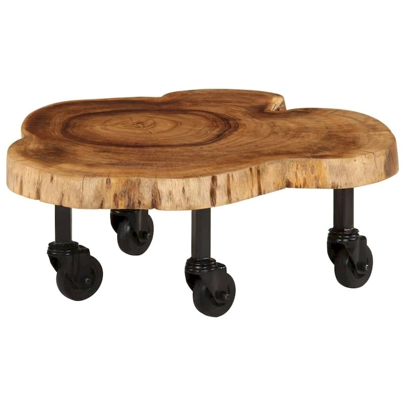 vidaXL Table basse Bois massif d'acacia 23,6x21,7x9,8