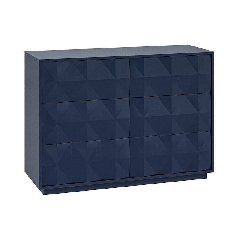 Commode Linus moderne à 6 tiroirs par HULALA HOME