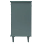 Commode 7 tiroirs, bleu/vert foncé, individuelle