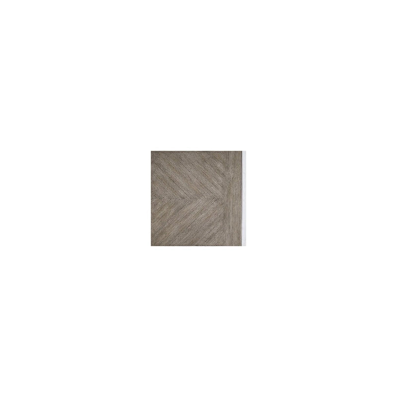 Table basse relevable en placage de marbre brun grisâtre/blanc, 2 à 4 places