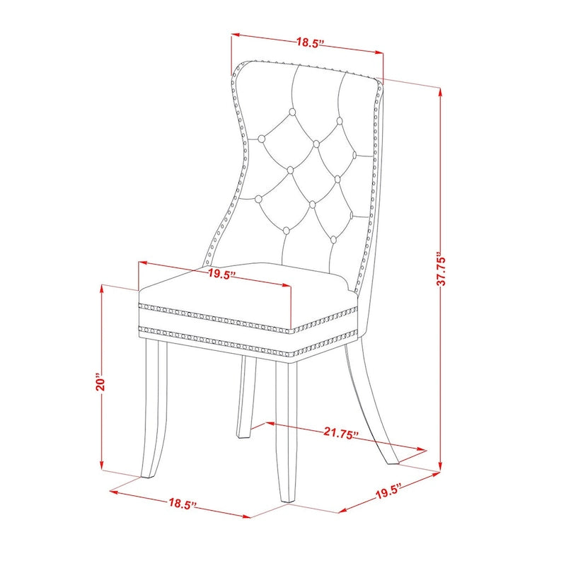 Ensemble de salle à manger East West Furniture comprenant une table de cuisine rectangulaire et des chaises rembourrées, acajou (Options de pièces)