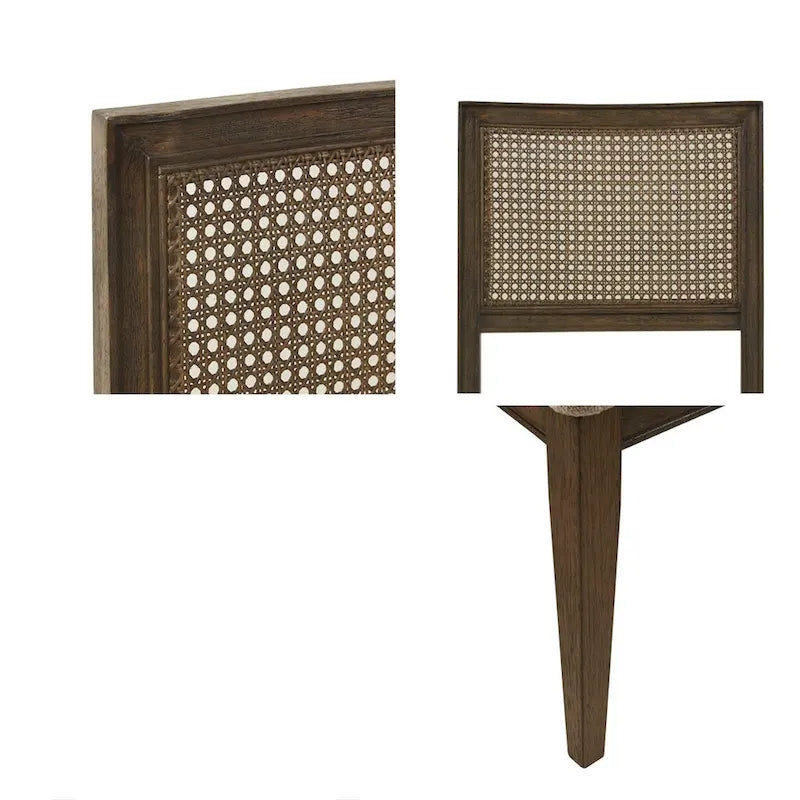 Lot de 2 chaises de salle à manger sans accoudoirs