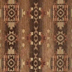 Matelas de banquette Southwest – Navajo Fire / Midnight / Desert, Lit simple