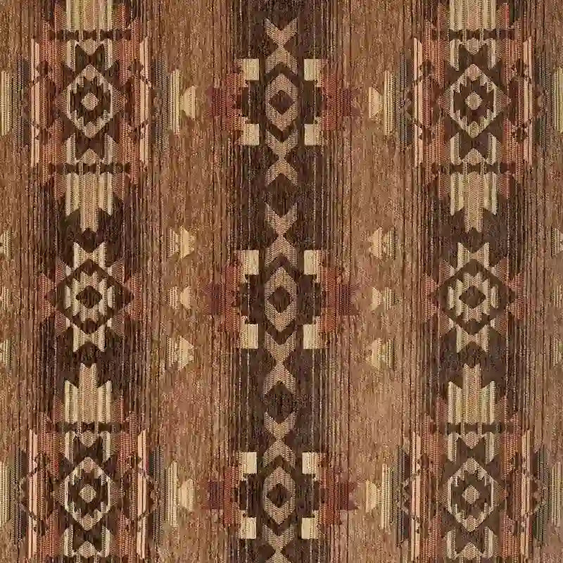 Matelas de banquette Southwest – Navajo Fire / Midnight / Desert, Lit simple