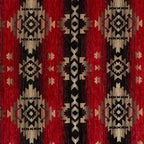 Matelas de banquette Southwest – Navajo Fire / Midnight / Desert, Lit simple